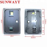 Coin Door Manufacturer - Arcade Game American Style Single Metal with 1 Mechanical Coin Selector for US 25 Cent