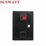 Coin Door Manufacturer - American Style Single Coin Selector with Holder for Arcade Cabinet Coin Operated Game Metal