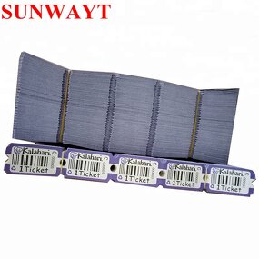 Redemption Ticket Manufacturer - Newest 180g Customized Logo Amusement Arcade Raffle Lottery for Sale