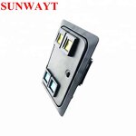 Coin Door Manufacturer - American Style Dual Coin Selector Metal with Microswitch for Arcade Cabinet Coin Operated Game