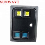 Coin Door Manufacturer - American Style Dual Coin Selector Metal with Microswitch for Arcade Cabinet Coin Operated Game