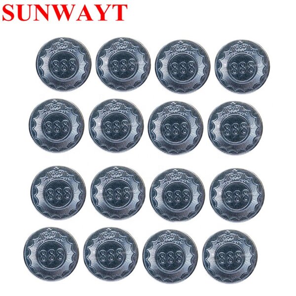 Game Token Manufacturer - 24x1.85mm Stainless Steel Custom Metal for Game Machines