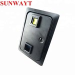 Coin Door Manufacturer - Arcade Game American Style Single Metal with 1 Mechanical Coin Selector for US 25 Cent