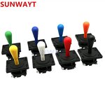 Arcade Joystick Manufacturer - American Style 4/8 Way HAPP Fighting Stick 8 Colors Top Ball for PC MAME PS4 Coin Operated