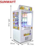Key Master Gift Machine Manufacturer - Wholesale 15 Grids Indoor Entertainment Coin Operated Claw Crane Prize Arcade