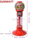 Gumball Vending Machine Manufacturer - 110 cm Height Coin Operated Spiral Bouncing Ball Capsule Toys Candy