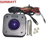 Trackball Mouse Manufacturer - USB Illuminated LED 4.5cm Round for Arcade Game Coin Operated with Screws