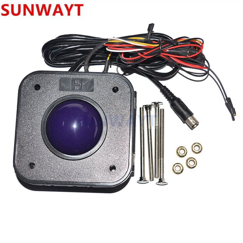 Trackball Mouse Manufacturer - USB Illuminated LED 4.5cm Round for Arcade Game Coin Operated with Screws