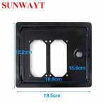 Coin Door Manufacturer - for Dual Coin Acceptors Iron Small for Vending