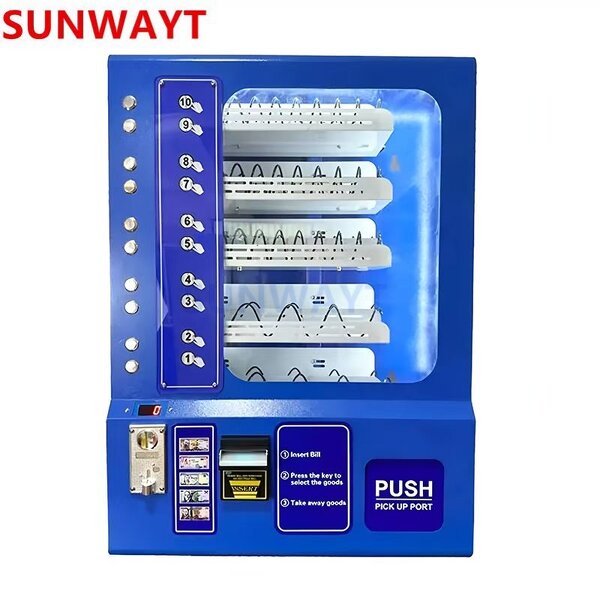 Snacks Vending Machine Manufacturer - High-Efficiency Coin Bill Operated Small for Park Cinema Mall