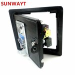 Coin Door Manufacturer - Small with Coin Mechanism and Tubular Cam Lock for Arcade Game