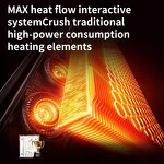 Electric Heater Manufacturer - New Home Stand-Alone with Carry Handle Mini Dual-Use for Cold Warm Overheat Protection