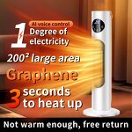 Electric Heater Manufacturer - Dual-Use New Home Stand Alone Cold Warm Plastic Carry Handle Remote Control PTC