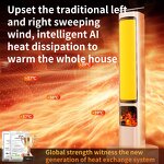 PTC Ceramic Fan Heater Manufacturer - A3 Hot Sale Small Freestanding Fast Heating Mechanical Control 1299-2000W