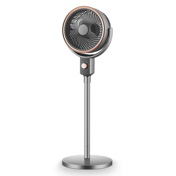 Air Circulator Fan Manufacturer - Dual Adjustable Tube Turbo 3-Speed Auto Oscillation Quiet for Desk Floor Outdoor Hotels