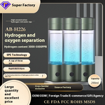 Hydrogen Water Cup Manufacturer - 290ml Transparent Glass Battery Powered Smart Mini Eco-friendly Three-in-One