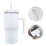 Insulated Stainless Steel Tumbler Manufacturer - JDSR USA Stock 20oz Slim Straight Car Cup Set with Straw Eco-Friendly