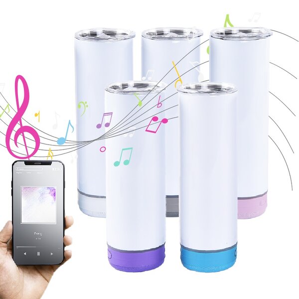Bluetooth Smart Music Tumbler Manufacturer - USA Stock 20oz Stainless Steel Wireless Vacuum Eco-Friendly for Travel