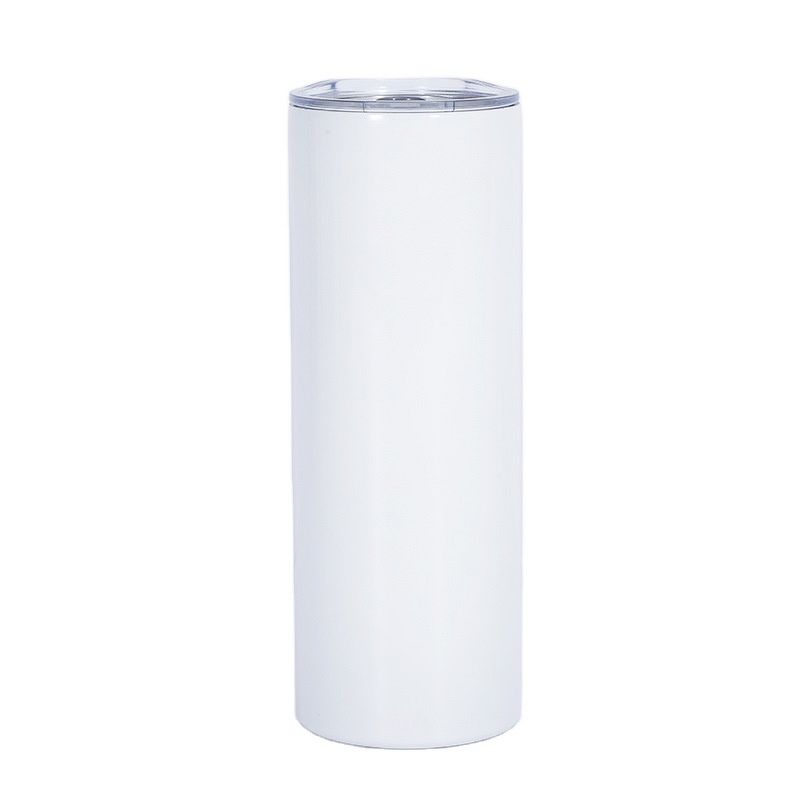 Insulated Stainless Steel Tumbler Manufacturer - JDSR USA Stock 20oz Slim Straight Car Cup Set with Straw Eco-Friendly