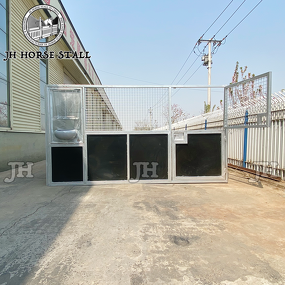 Prefab Stables Manufacturer - Easy Install for Galvanized Horse Portable