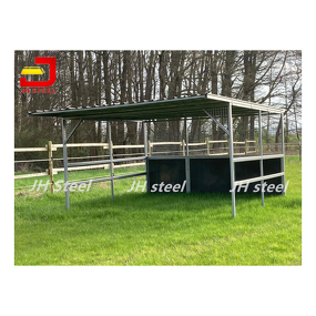 Horse Stable Stall Manufacturer - HDPE Metal Shelter for Livestock Farm