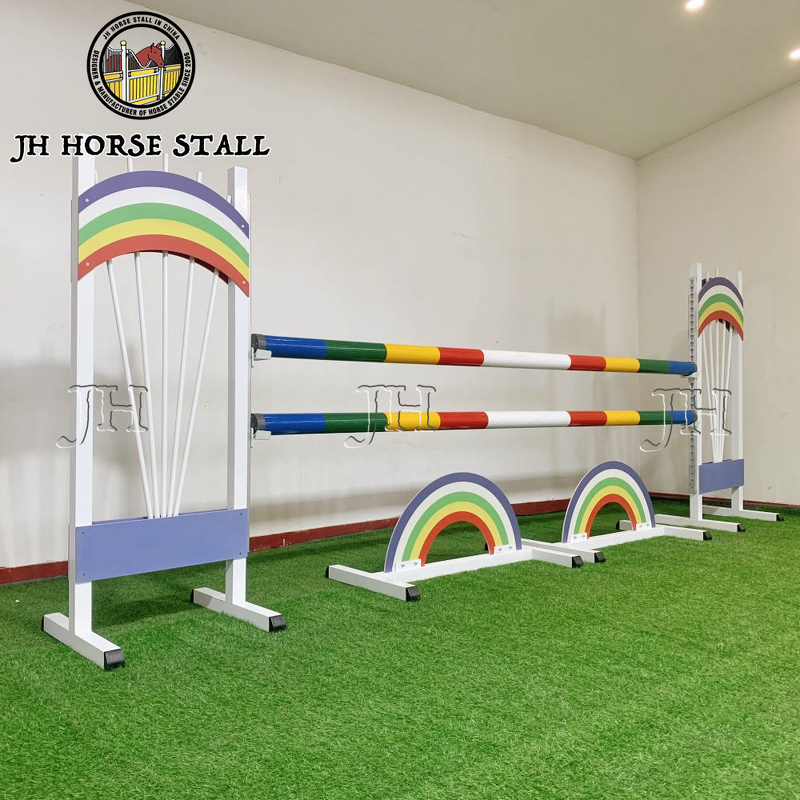 Horse Jumps Barrier Manufacturer - Outdoor Anti Rust Beautiful Aluminum Racing Training Fence