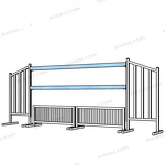 Horse Jump Manufacturer - Gate Classic Outdoor Equestrian Competition Obstacles Metal Keyhole
