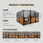 Horse Stable Front Panel Manufacturer - Eco Friendly Bamboo Anti Kick Feeding Trough