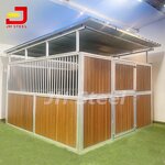 Horse Stall Shelter Manufacturer - USA Boarding Stables Steel Structure with Roof