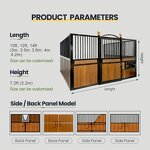 Horse Stable Manufacturer - Luxury European Premium Stainless Steel Hinged Door for Estates
