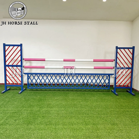 Horse Jump Block Manufacturer - European Race Colorful Aluminum with Keyhole Track