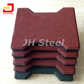 Horse Stall Mats Manufacturer - Dog Bone Cushion Shock Absorbing 200x160mm Rubber Flooring