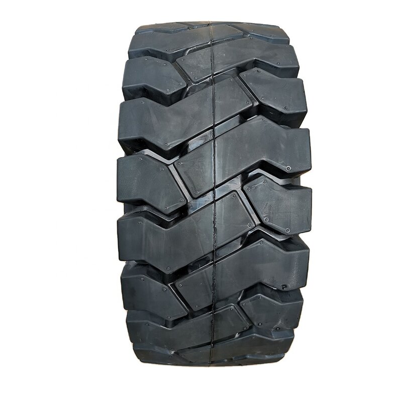 Forklift Truck Solid Tire Manufacturer - 3 Ton 5.00-8 with Rims Assembly