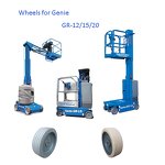 Scissor Lift Tables Solid Wheel Tires Manufacturer - Mobile 1000kg Load 10x3 12x4.5