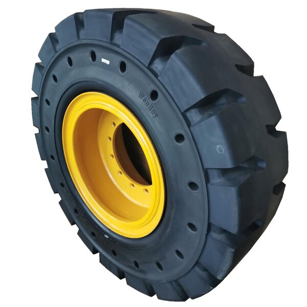 Solid Tire Manufacturer - Front Loader LW300KV LW300FN LW300KN 17.5-25 with Rim 12 Holes