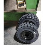 Forklift Solid Tire Manufacturer - 18x7-8 SIT Natural Rubber Steel Rim ISO9001