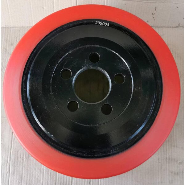 Solid Polyurethane Drive Wheel Manufacturer - Linde 360x140-90mm for Reach Truck R14 R16 R20 R25