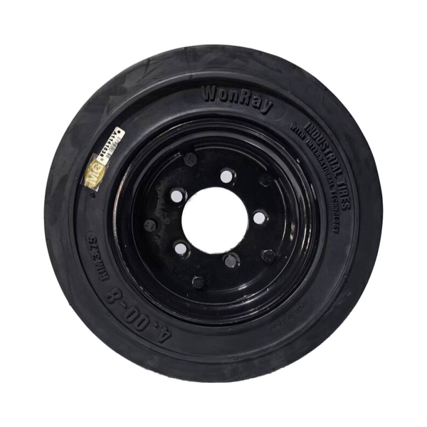 Airport Baggage Cart Luggage Trailer Manufacturer - 4.00-8 3.00 3.50 3.75 Solid Tire with Twin-disk Rim