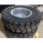 Solid Twin Wheel & Tire Assembly Manufacturer - 10.00-20 12.00-20 on Rims with Spacer