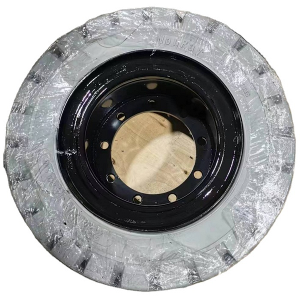 Boom Lift Solid Tire Manufacturer - Haulotte HA12IP Replacement 7.00-12 Gray 5holes and 9holes