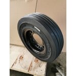 Solid Tire Manufacturer - 4.00-8 White with Split Wheel Rims 3.75-8 5 Bolt Holes