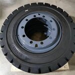 Solid Tires Manufacturer - Durable Rubber for Forklifts Material Handling Equipment