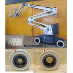Boom Lift Solid Tire Manufacturer - Haulotte HA12IP Replacement 7.00-12 Gray 5holes and 9holes