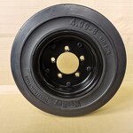 Airport Baggage Cart Wheel Manufacturer - 4.00-8 3.75 3.00 Solid Tire with Twin-disk 5-studs Rim