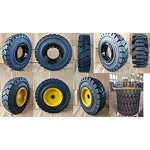 Solid Tire Manufacturer - with Rim 14.00-24 1400x24 for JLG 1055 1255 Telehandler