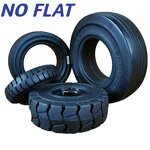 Solid Tire Manufacturer - 4.00-8 White with Split Wheel Rims 3.75-8 5 Bolt Holes