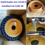 Skid Steer Loader Rim Manufacturer - Construction Wheel for Tire 12-16.5 9.75x16.5