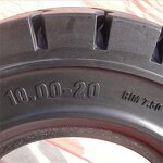 Truck Crane Solid Tire Manufacturer - 10.00-20 12.00-24 14.00-24 for Restaurant Industries