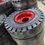 Forklift Tire Manufacturer - Linde 6.00-9/4.00 650-10 with Split Rim for Airport GSE