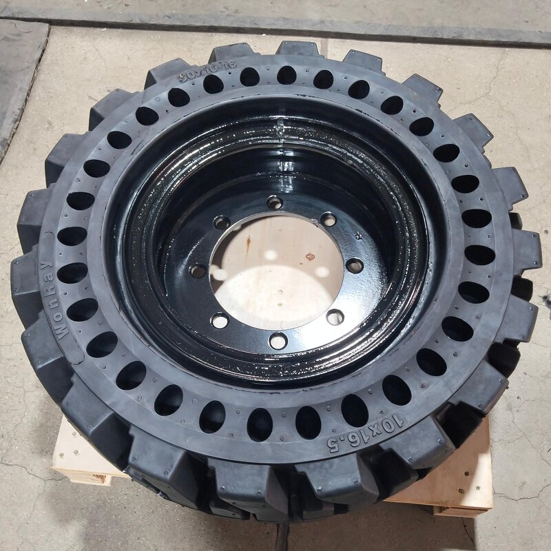 Boom Lift Wheels Manufacturer - Rough Terrain Scissor Lifts Tires 10-16.5 for Haulotte H12SX